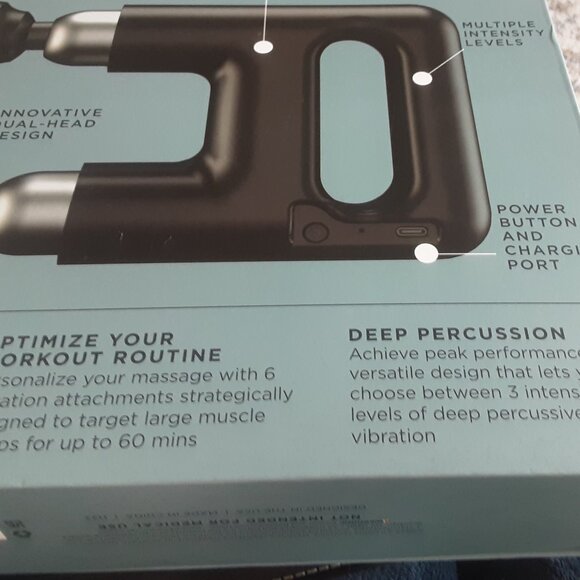 *NEW* MAHLI Elite Muscle Massager Dual Head Percussion - Picture 6 of 6